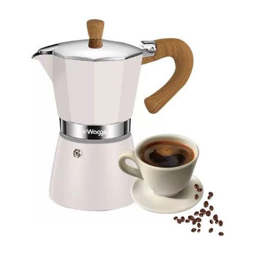 Cafetera Italiana Waggs Beige CAFE01