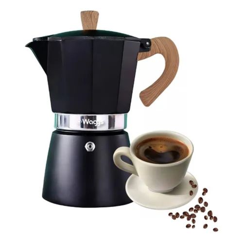 Cafetera Italiana Waggs Negro CAFE01N