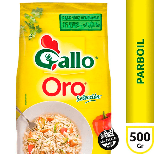 Arroz Gallo Oro Parboil 500g