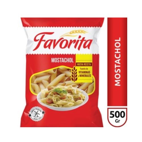 Fideos Favorita Mostachol 500g