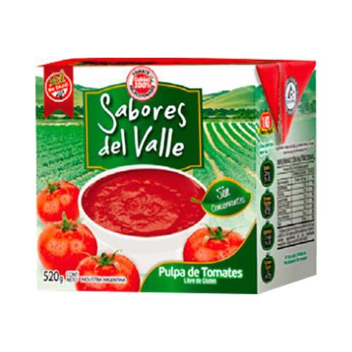 Pulpa De Tomate Sabores del Valle 520g