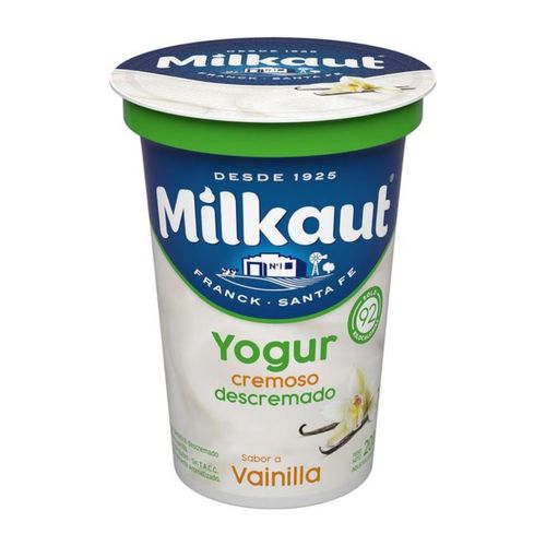 Yogur Milkaut Firme Vainilla 180g