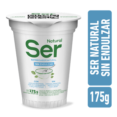 Yogur Ser Natural Sin Endulzar 175g