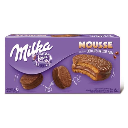 Alfajor Milka Mousse x 6u