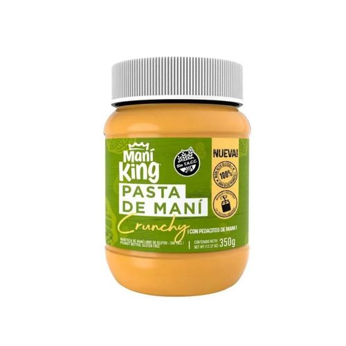 Pasta De Maní Crunchy Maní King 350g