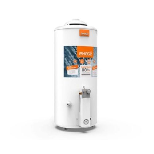 Termotanque A Gas 80L Emege TTQ80 Blanco