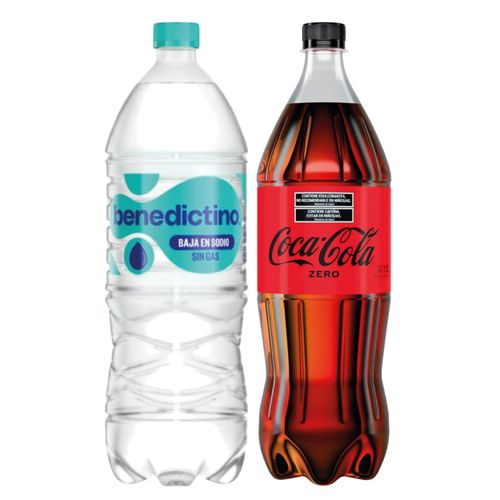 AGUA S/GAS+COCA ZERO