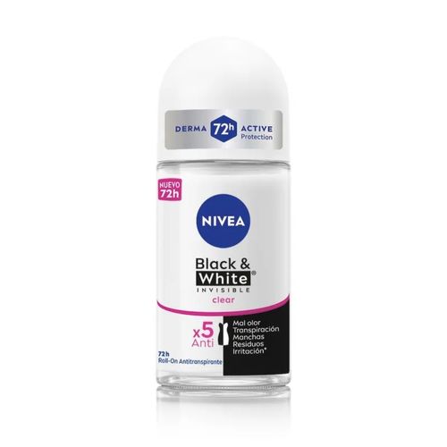 Desodorante Invisible Black&White Clear Nivea 50ml