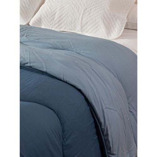 ACOLCHA DOBLE QUEEN AZUL