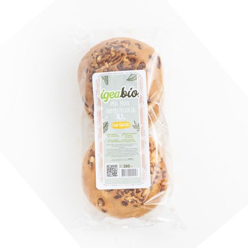 Pan para Hamburguesa XL C/Queso Igea Bio 300g