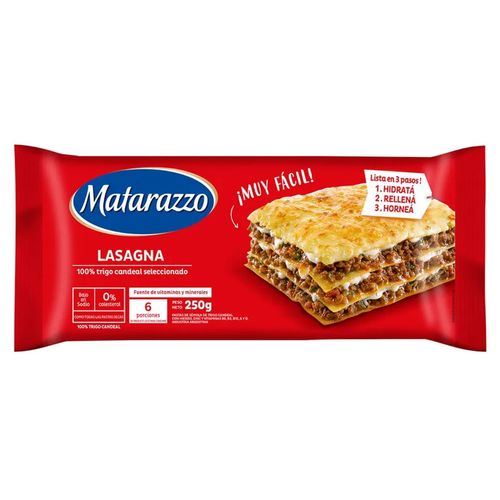 Lasagna Matarazzo Fortificada 250g