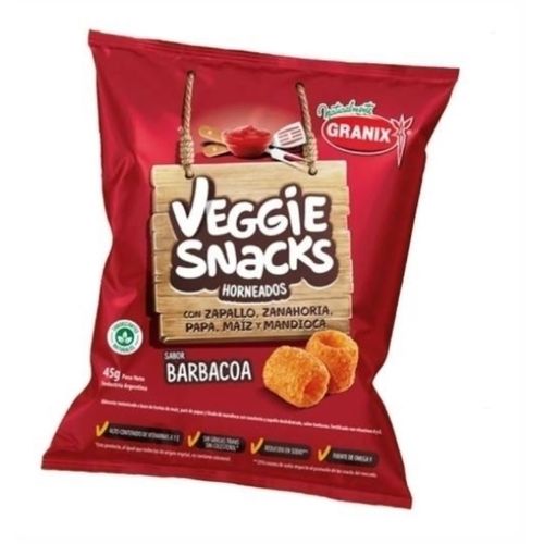 Veggie Snacks Granix Sabor Barbacoa 90g