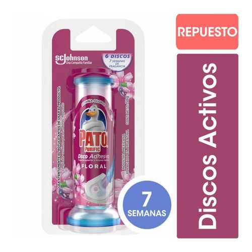 Discos Activos Inodoro Floral