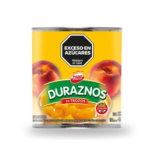 Duraznos Primer Precio En Trozos 820g