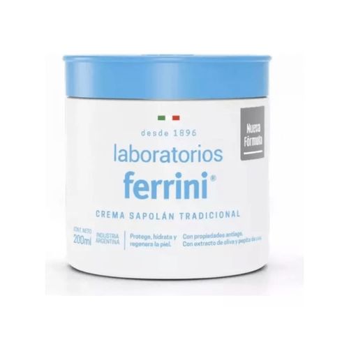 Crema Sapolán Tradicional Ferrini en Pote 200ml