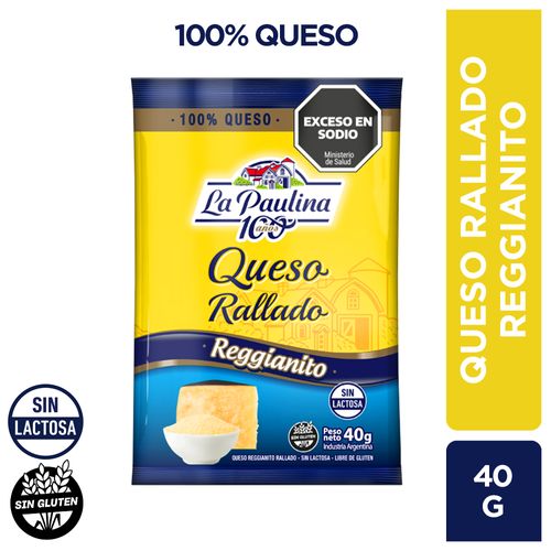 Queso Rallado La Paulina 40g