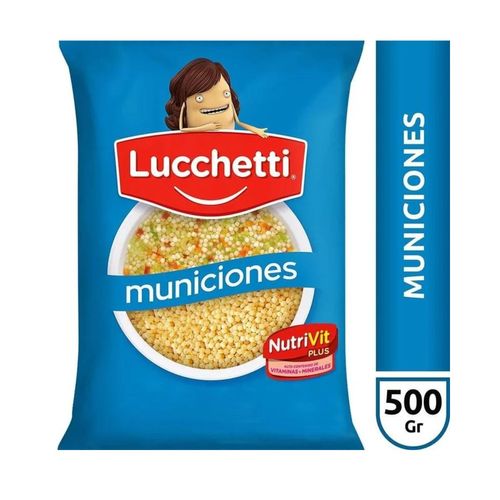 Fideos Lucchetti Munición 500g