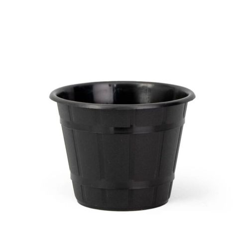 MACETA FACETEADO NEGRO