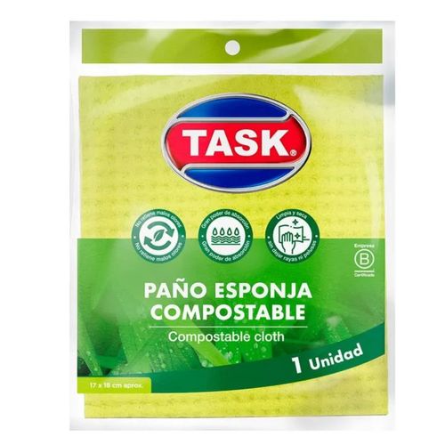PAÑO ESPONJA COMPOSTABLE