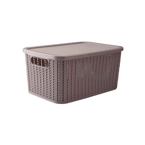 CAJA TAPA TRAMA GRIS
