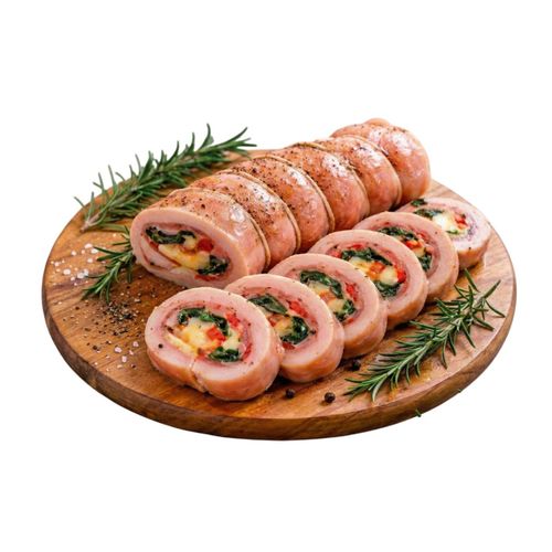 ARROLLADO D POLLO FETEADO